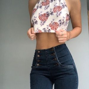 Floral Crop Top